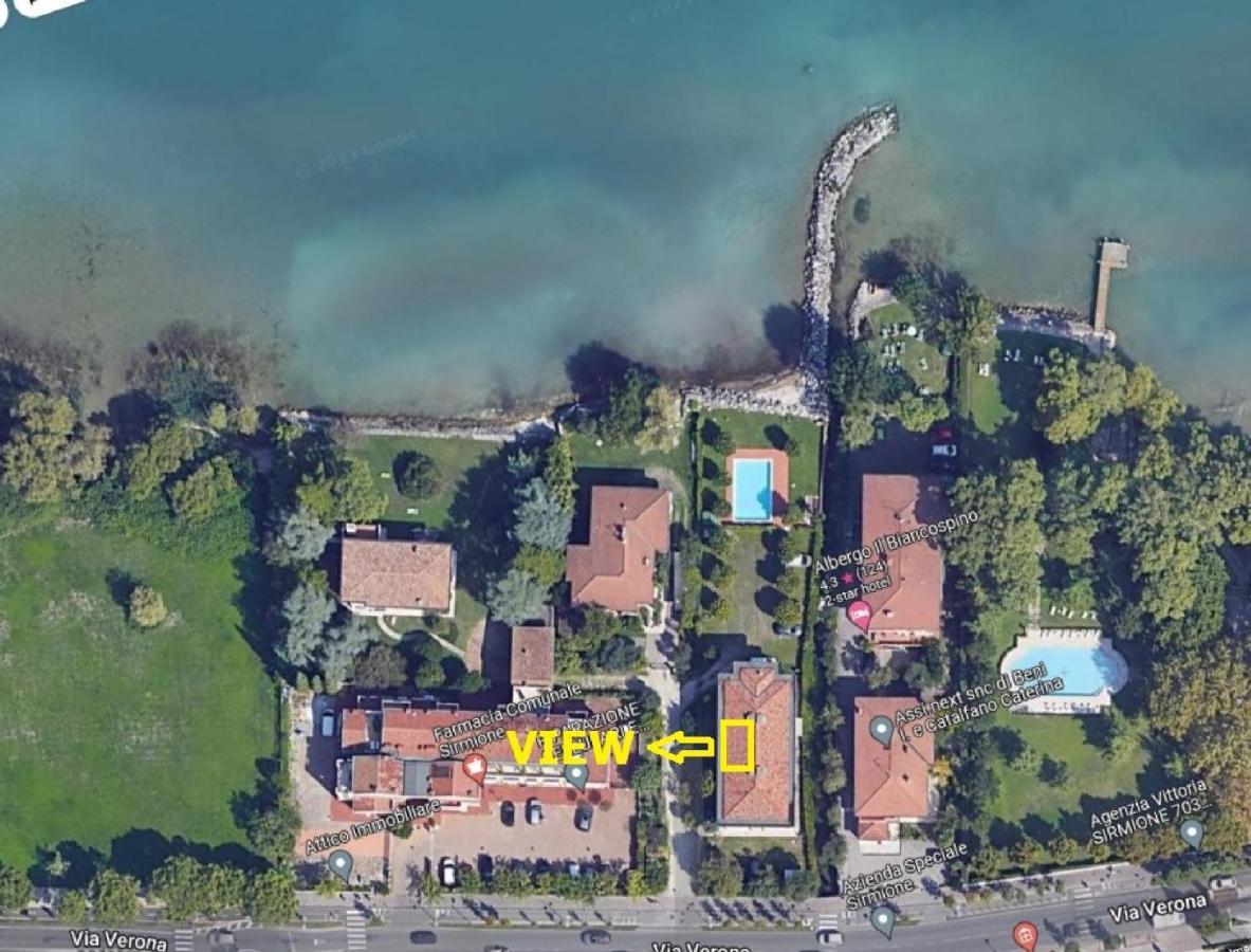 Casa Lugana 9 - Monolocale Con Piscina Fronte Lago Sirmione Exterior foto